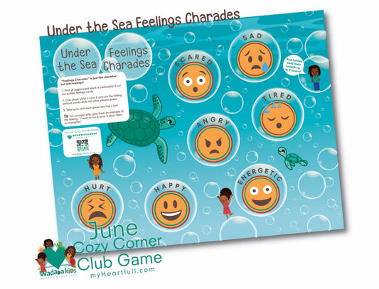 Under the Sea Feeling Charades: JUNE Cozy Corner Game