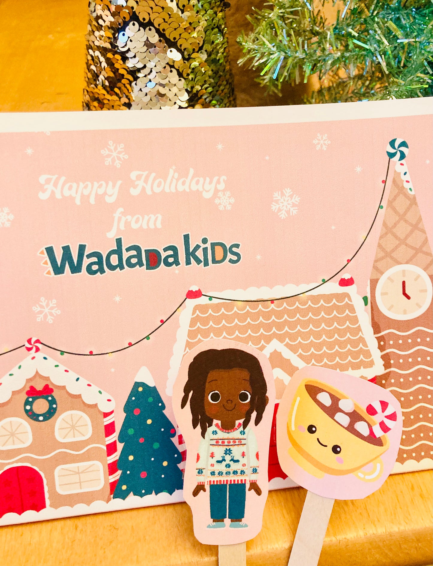 Gingerbread Puppet Play Game: DECEMBER Cozy Corner Game