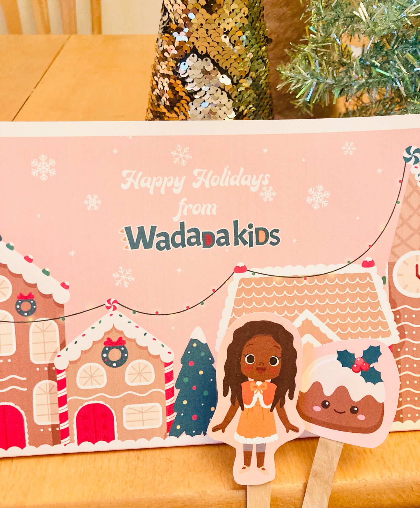 Gingerbread Puppet Play Game: DECEMBER Cozy Corner Game