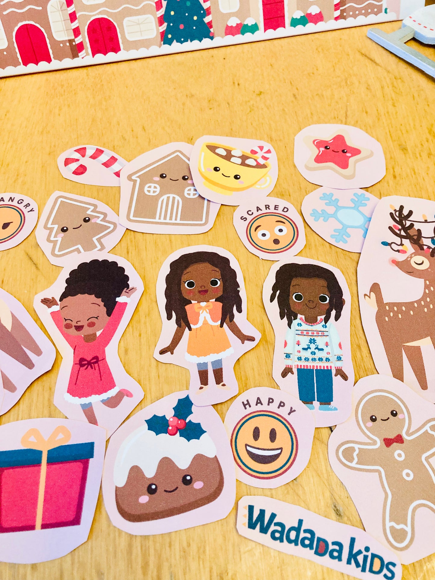 Gingerbread Puppet Play Game: DECEMBER Cozy Corner Game