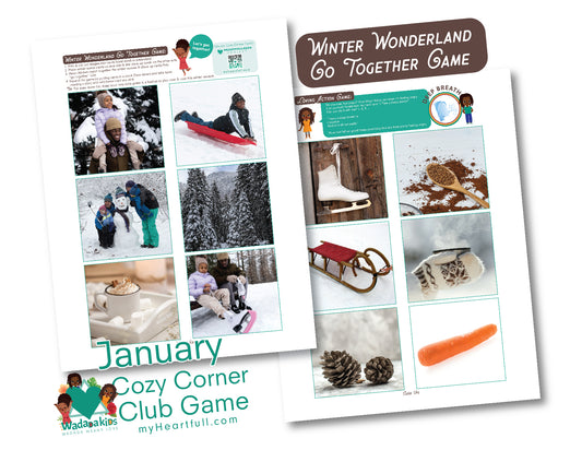 Winter Wonderland Go Together Game: JANUARY Cozy Corner Game